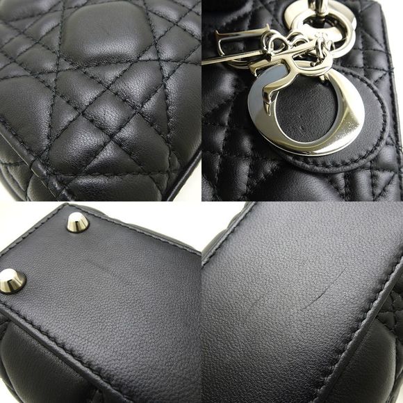 Christian Dior Lady Dior Mini Lambskin Black - Picture 5 of 8